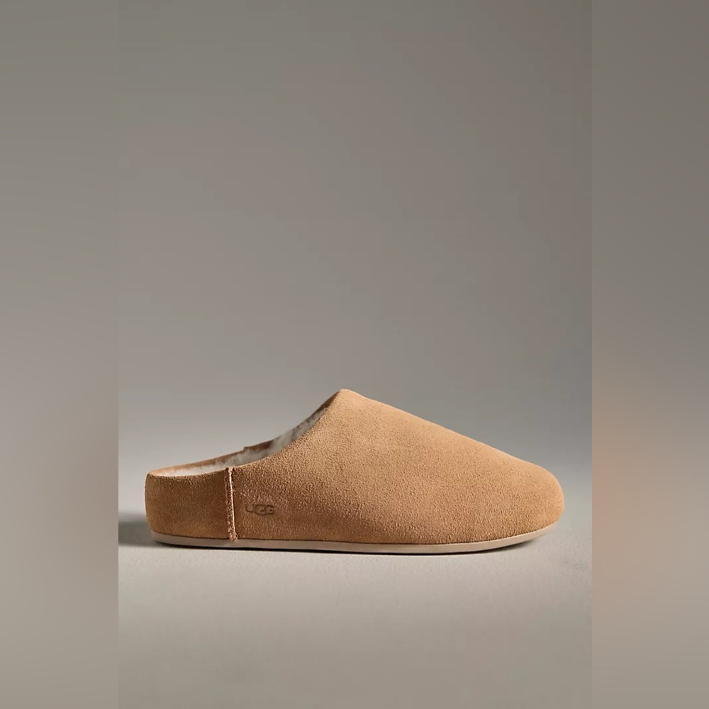 New UGG X Anthropologie Elea Chestnut Slip-On Clogs Shoes sz 8
